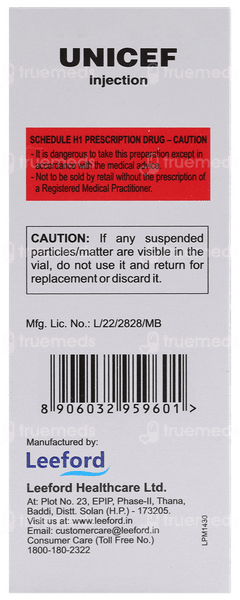 Unicef 1 GM Injection 20 ML Unicef 1 GM Injection 20 ML